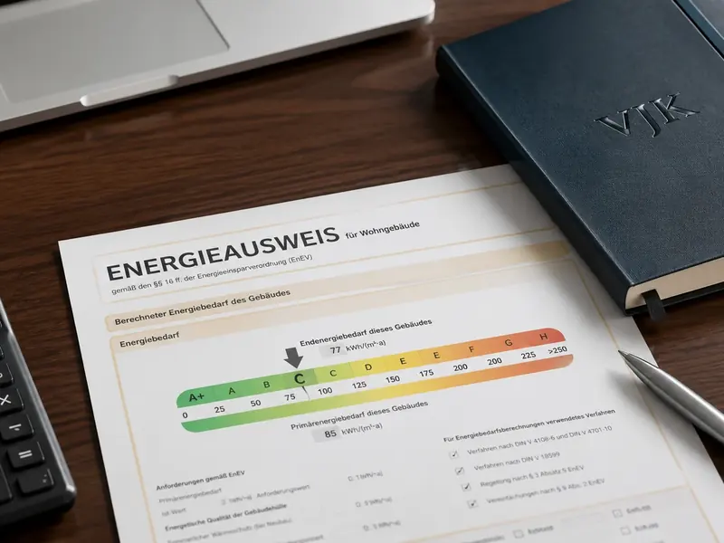 Strukturierte Unterlagen für Gebäudeanalyse und Sanierungsplanung