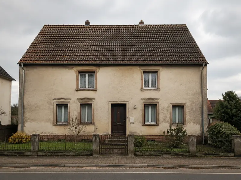 Einfamilienhaus im Bestand vor energetischer Sanierung
