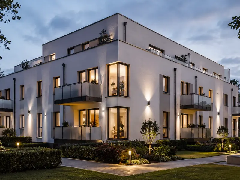 Mehrfamilienhaus als Beispiel für Energieberatung im Wohngebäudebestand